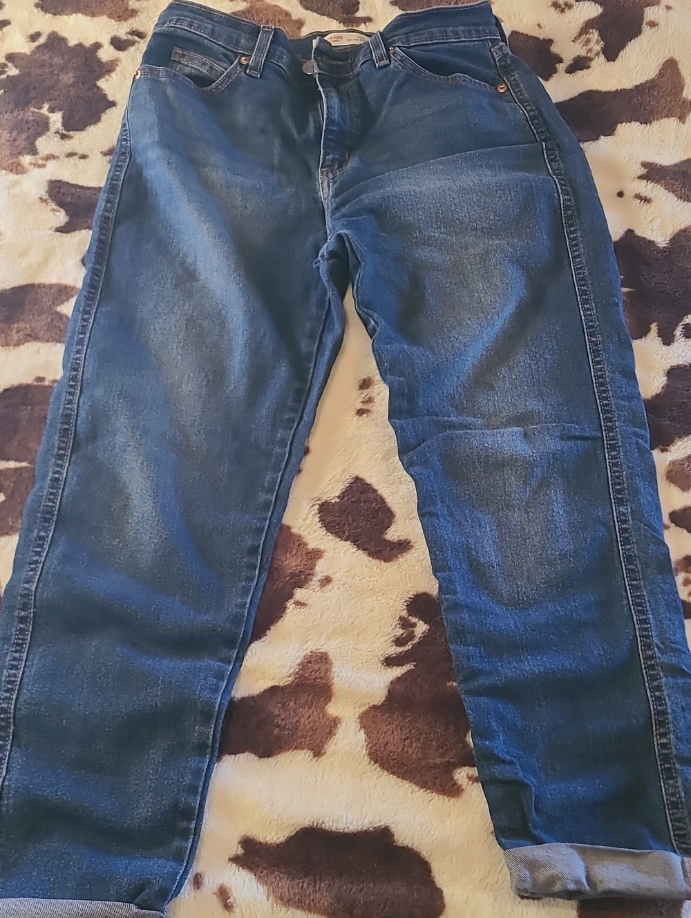 Levi's Slim Straight Dark Blue Jeans